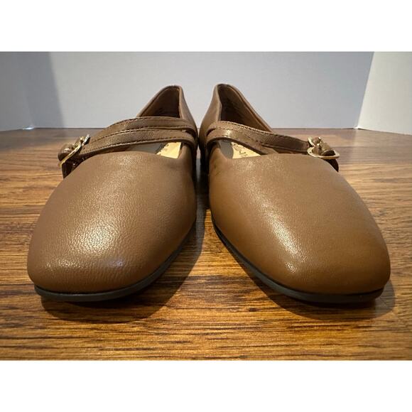 Bella Vita Women's Leather Daven Mary Jane Flats – Brown – Size 7.5 – NWOB - Picture 4 of 10